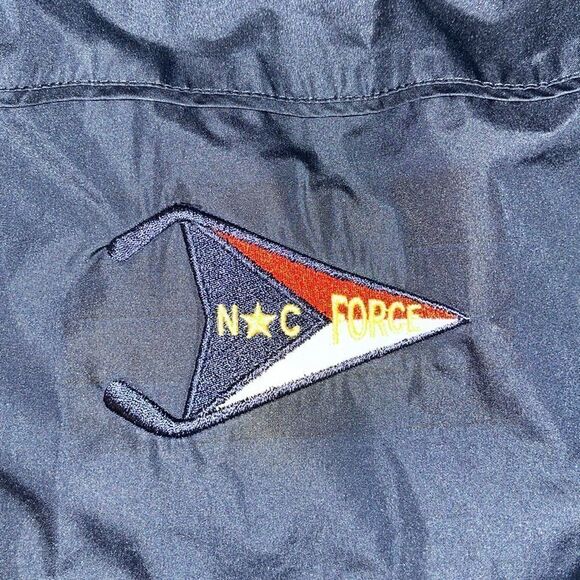 Blue CCM NC Force Team Sewn Logo Raleigh NC Hockey Coaches Jacket 2XL Tactical - Picture 2 of 7